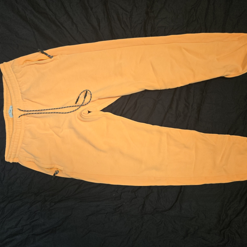 TNA Orange Sweatpants with Elastic Waistband